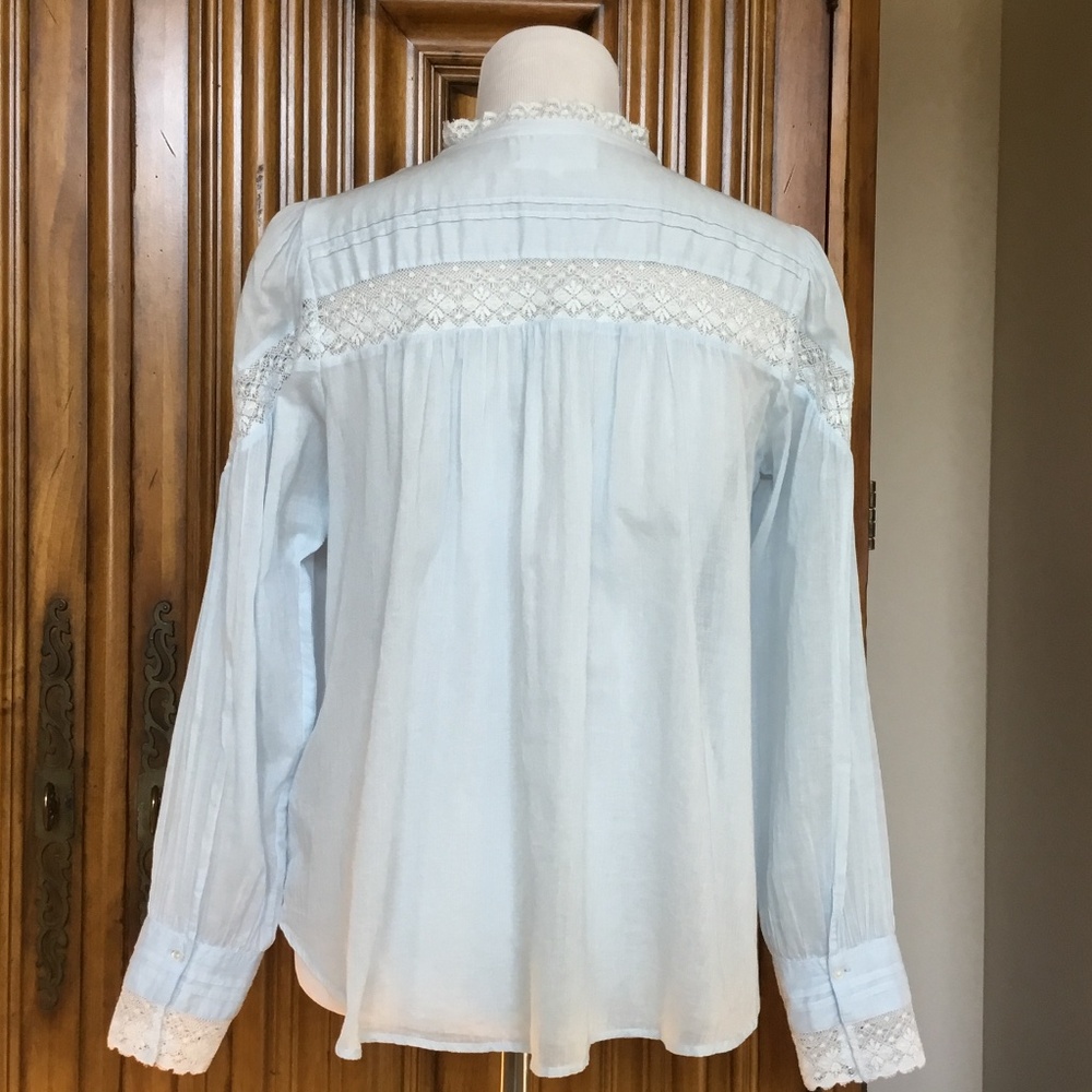 ba&sh Irene Buttoned Lace Shirt - Picture 7 of 16